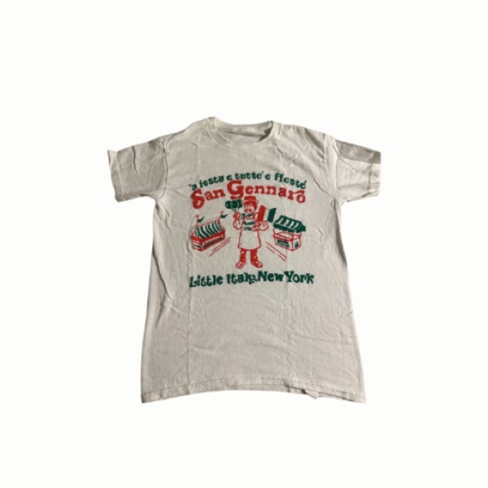 Baby Tee 🇮🇹 NYC Little Italy Baby Tee Size Small/XS Authentic